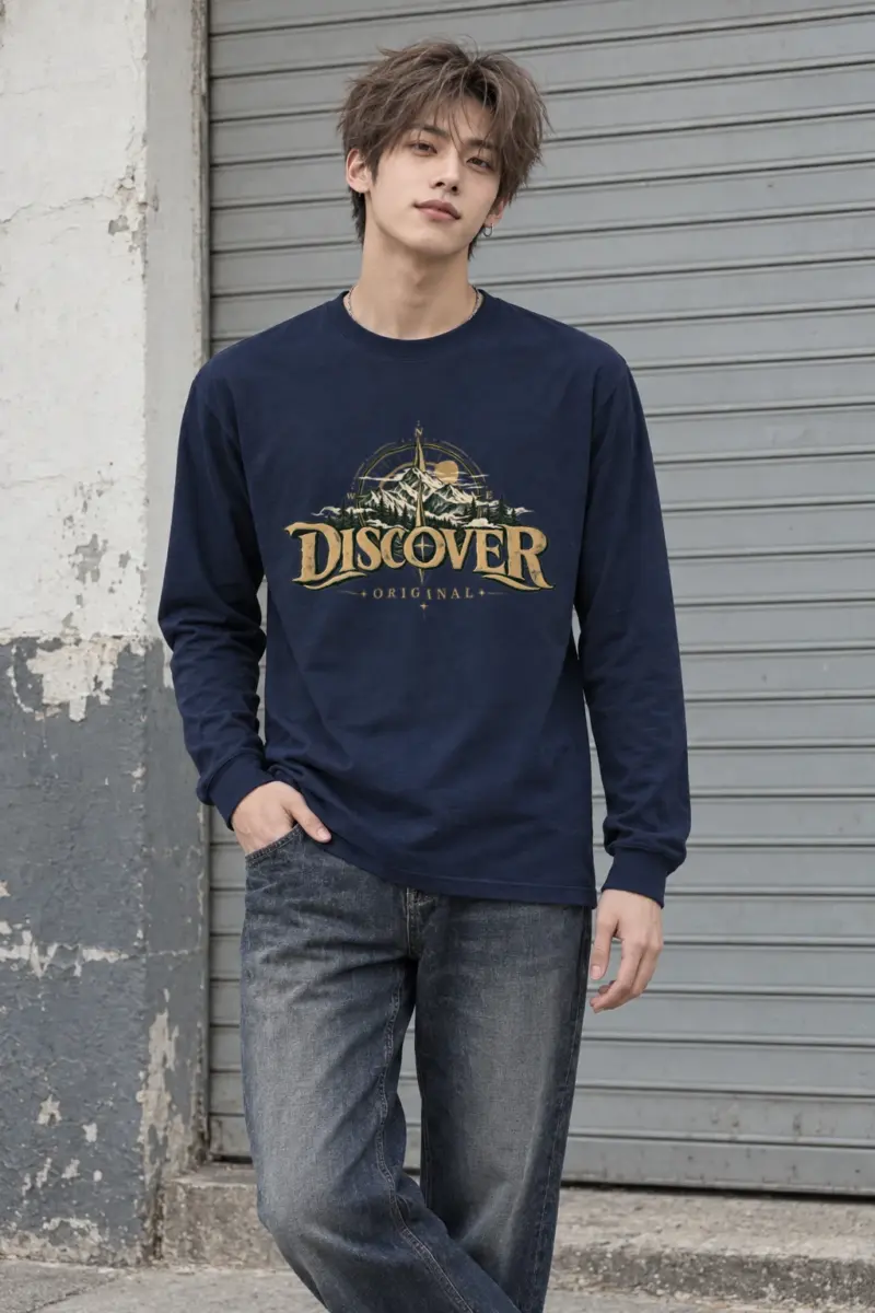 "Discover Original" Unisex Longsleeve T-shirt