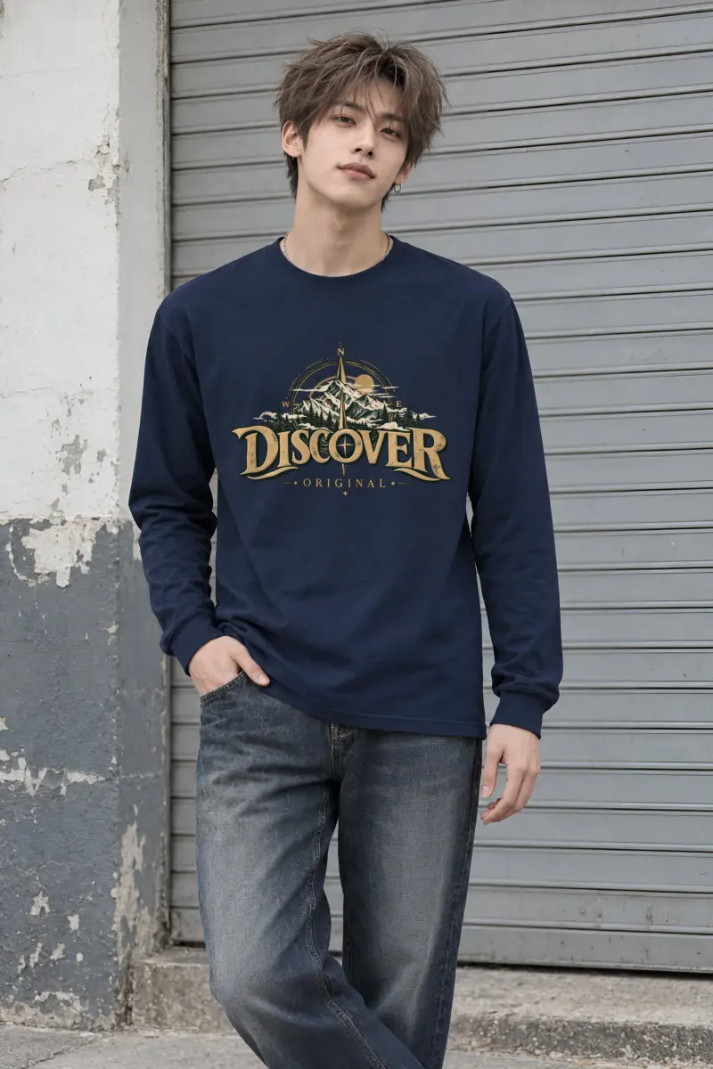 "Discover Original" Unisex Longsleeve T-shirt