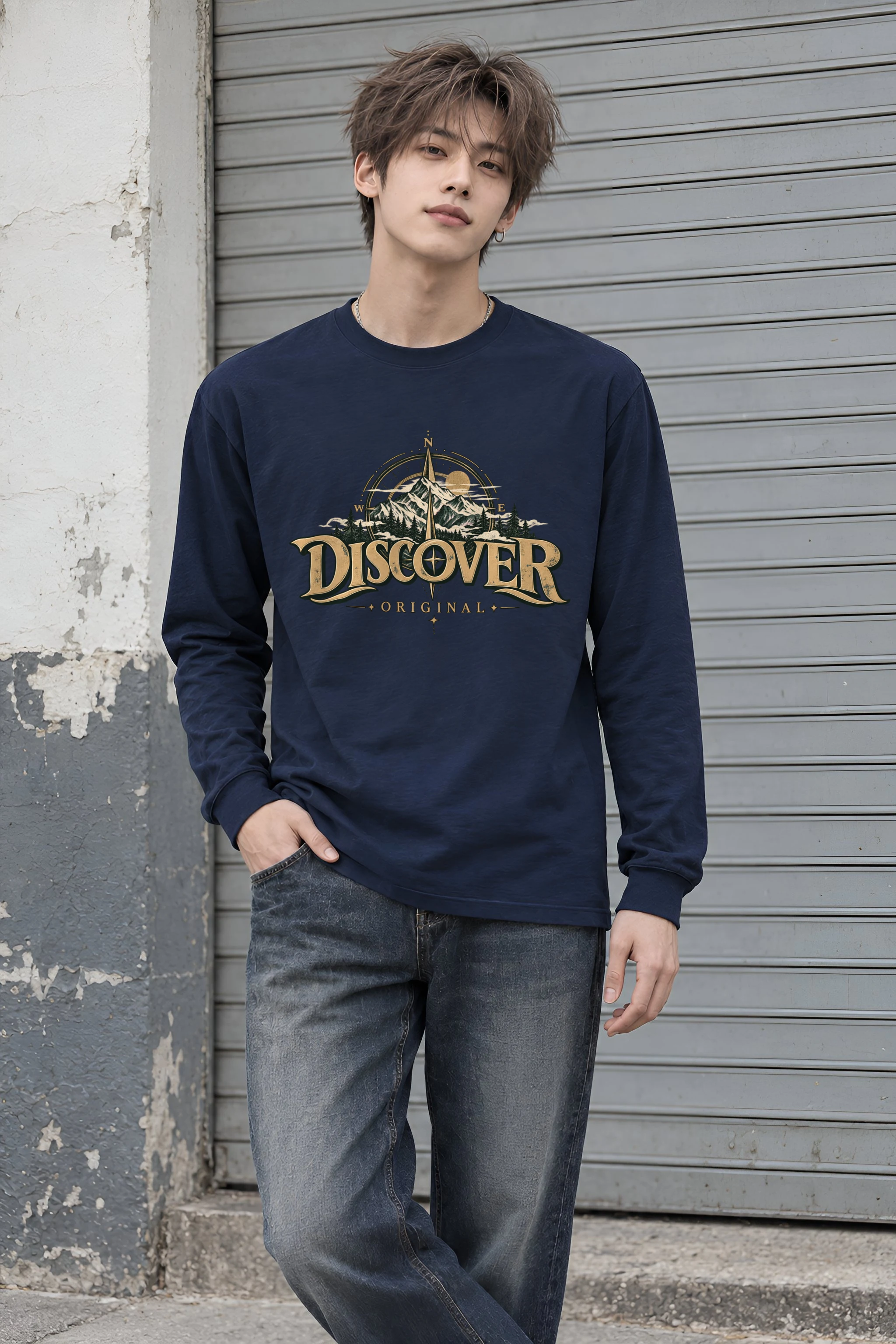 "Discover Original" Unisex Longsleeve T-shirt
