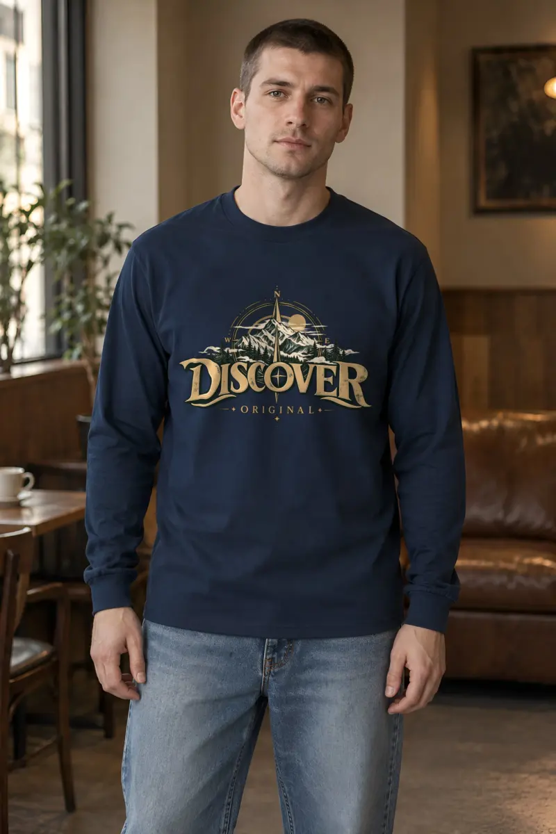 "Discover Original" Unisex Longsleeve T-shirt