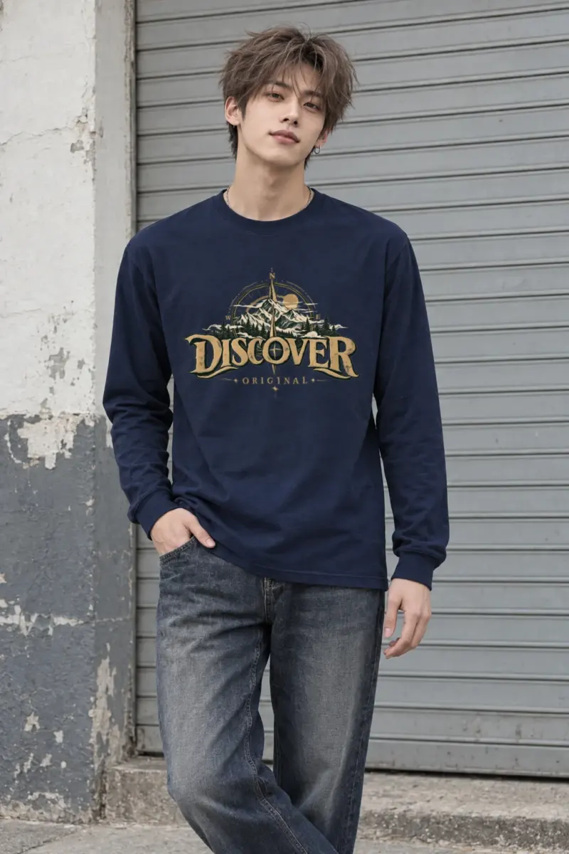 "Discover Original" Unisex Longsleeve T-shirt