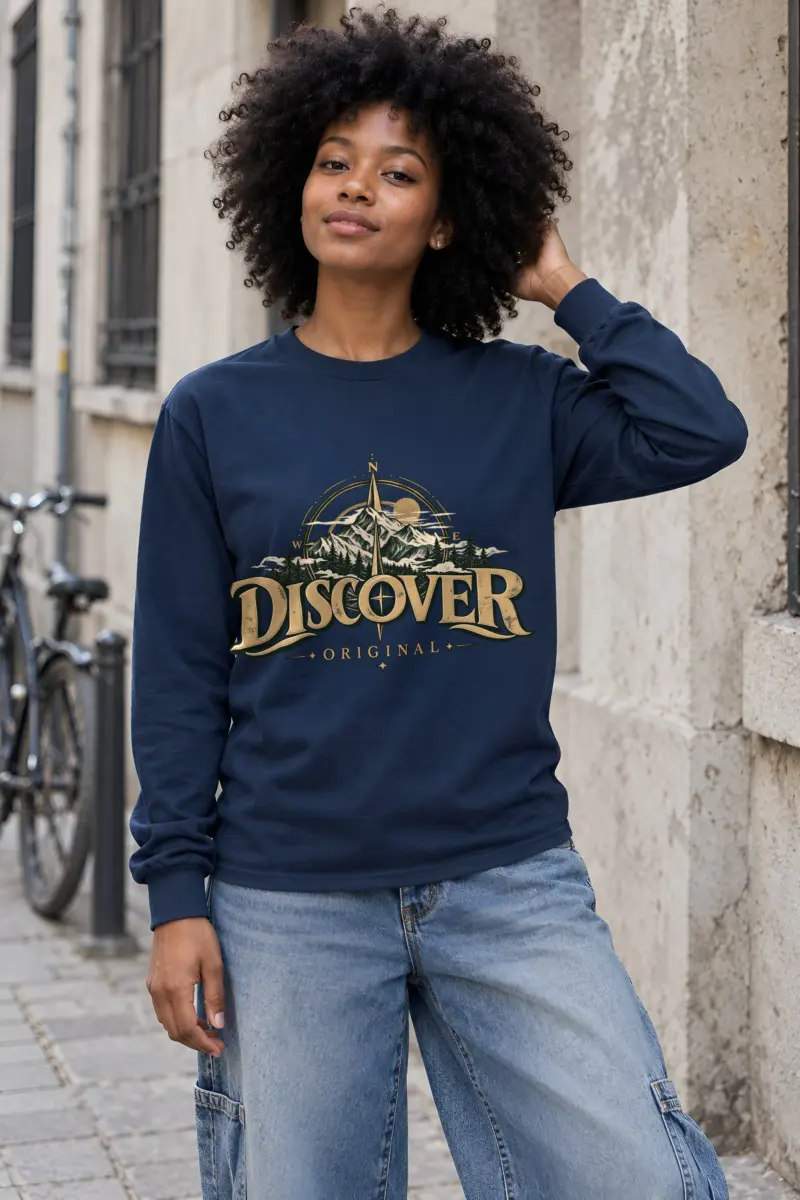 "Discover Original" Unisex Longsleeve T-shirt