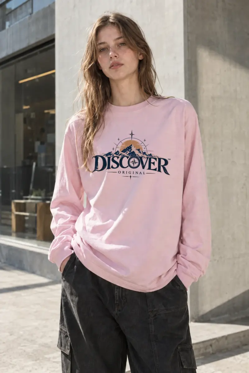 "Discover Original" Unisex Longsleeve T-shirt | Gildan 2400
