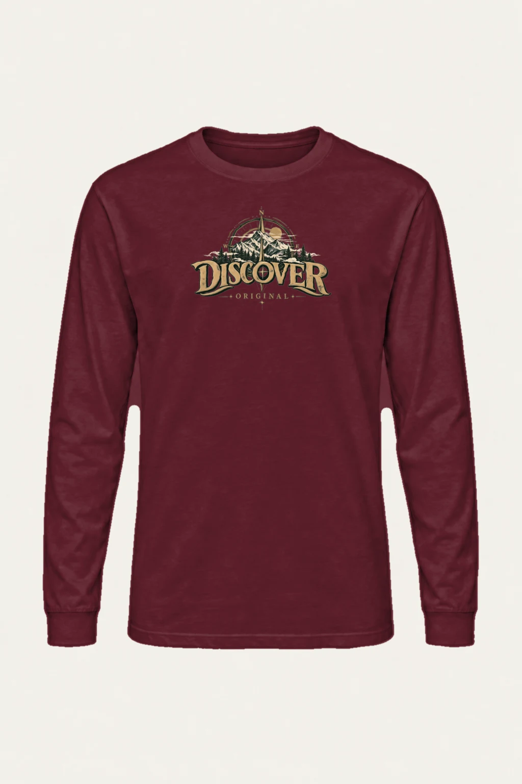 "Discover Original" Unisex Longsleeve T-shirt | Gildan 2400