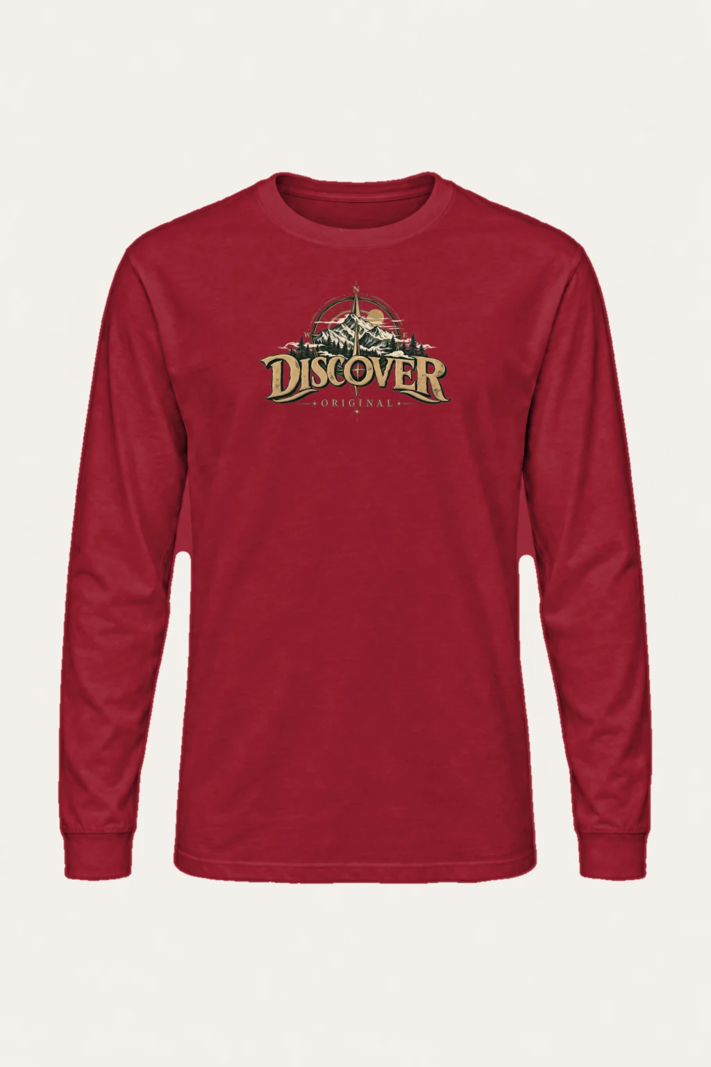 "Discover Original" Unisex Longsleeve T-shirt | Gildan 2400
