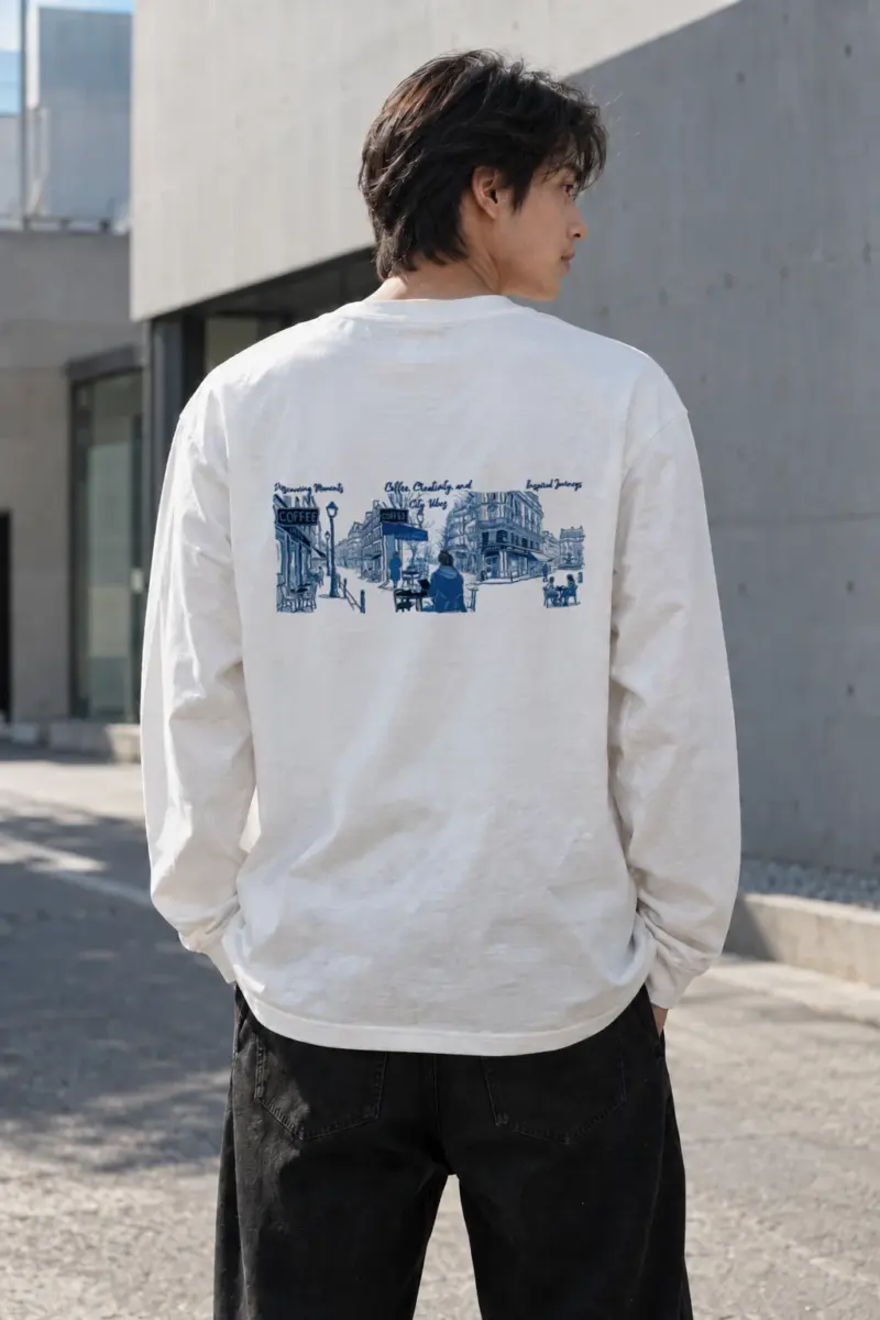 "Discovering Moments" Unisex Longsleeve T-shirt | Gildan 2400