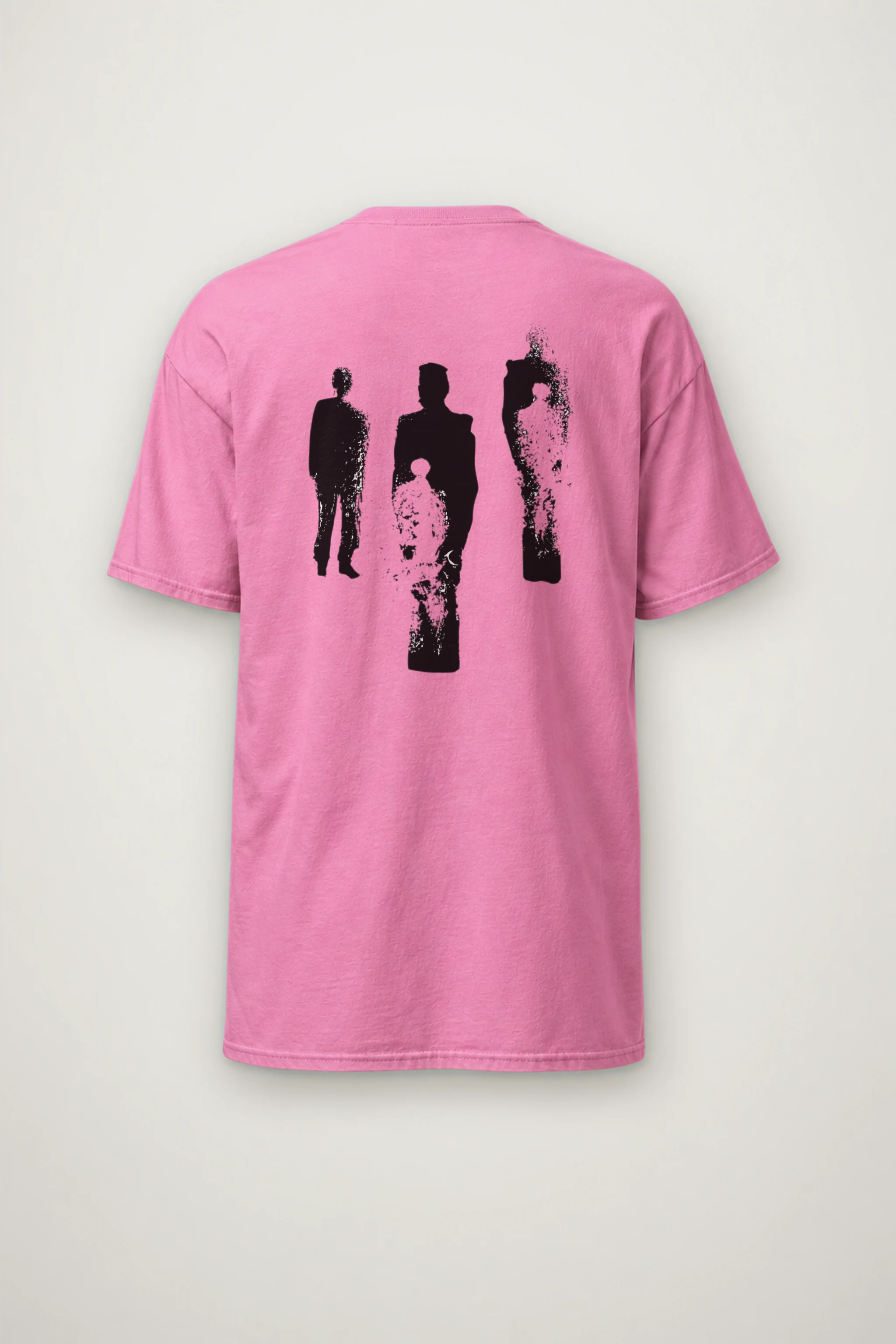"Distressed Figures" Heavyweight Unisex Crewneck T-shirt