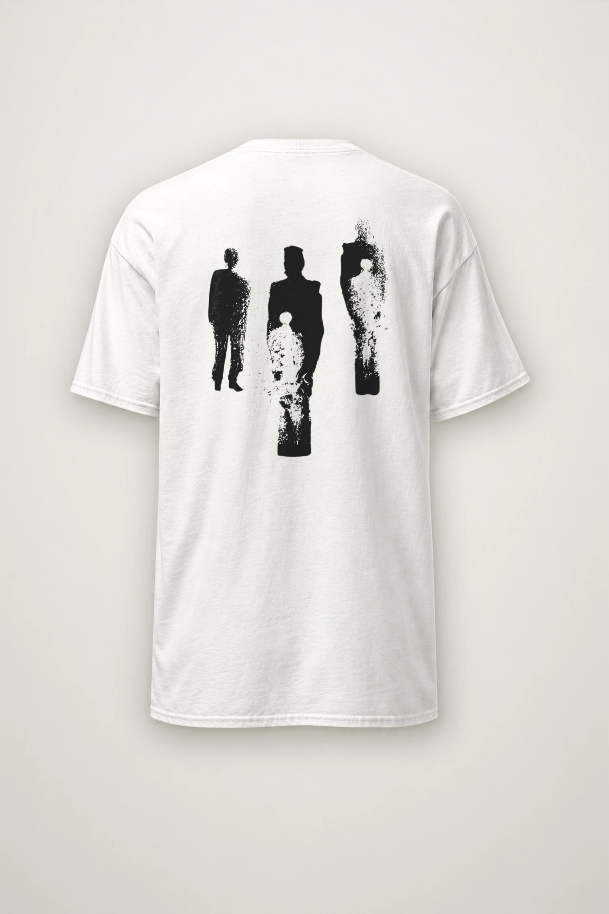 "Distressed Figures" Heavyweight Unisex Crewneck T-shirt