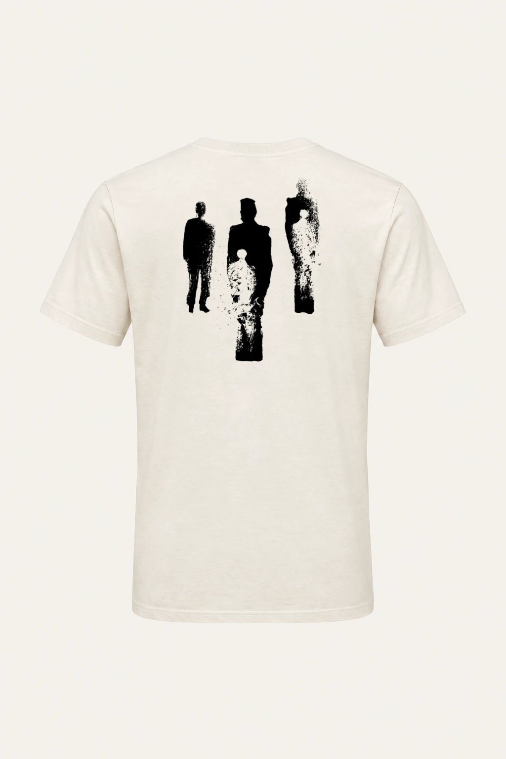 "Distressed Figures" Heavyweight Unisex Crewneck T-shirt | Gildan 5000