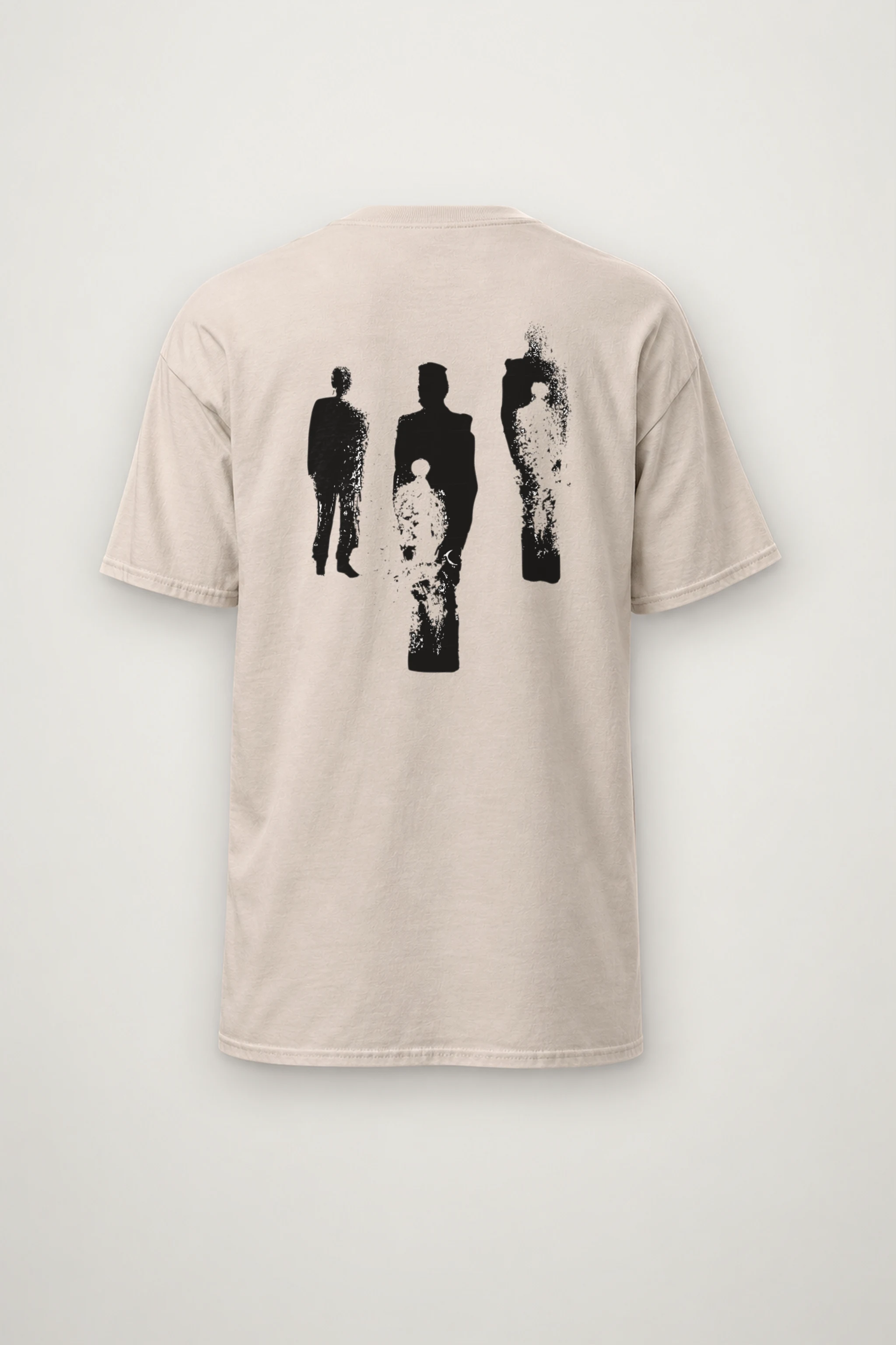 "Distressed Figures" Heavyweight Unisex Crewneck T-shirt