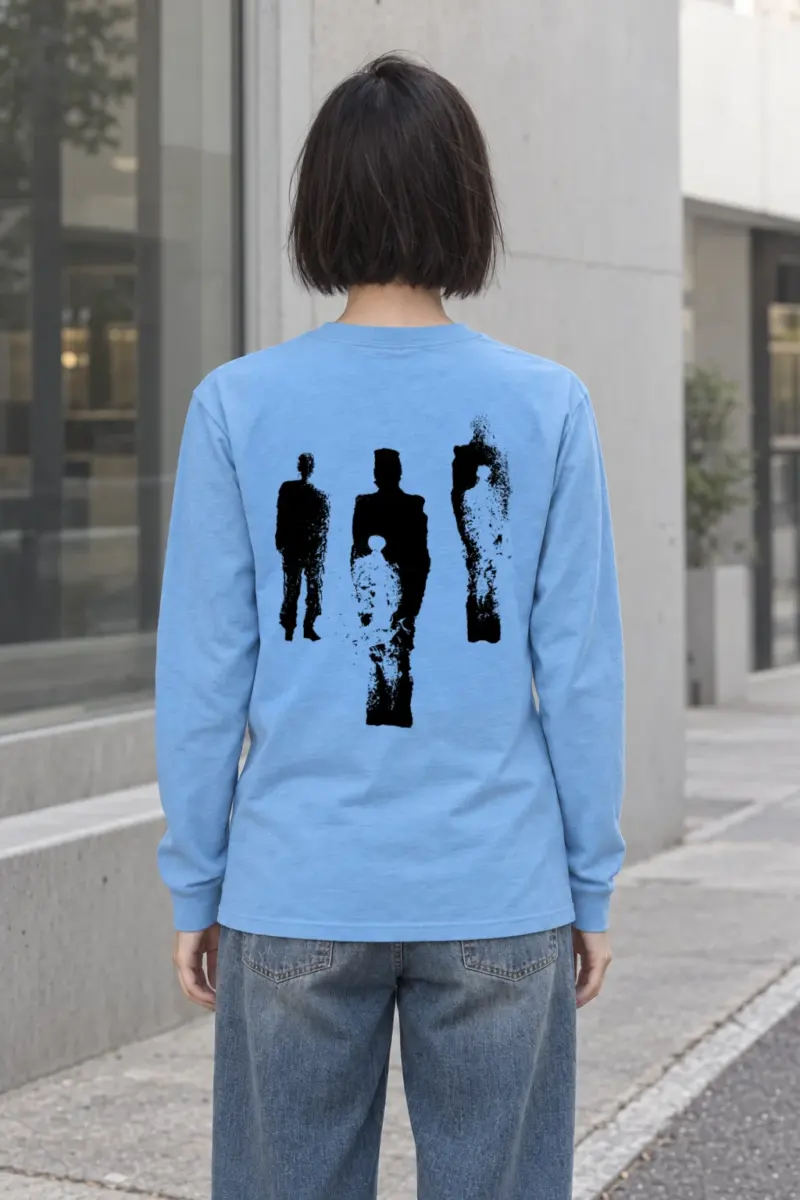 "Distressed Figures" Unisex Longsleeve T-shirt