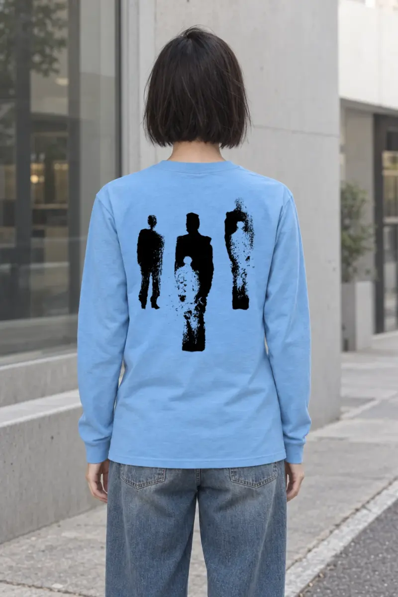 "Distressed Figures" Unisex Longsleeve T-shirt