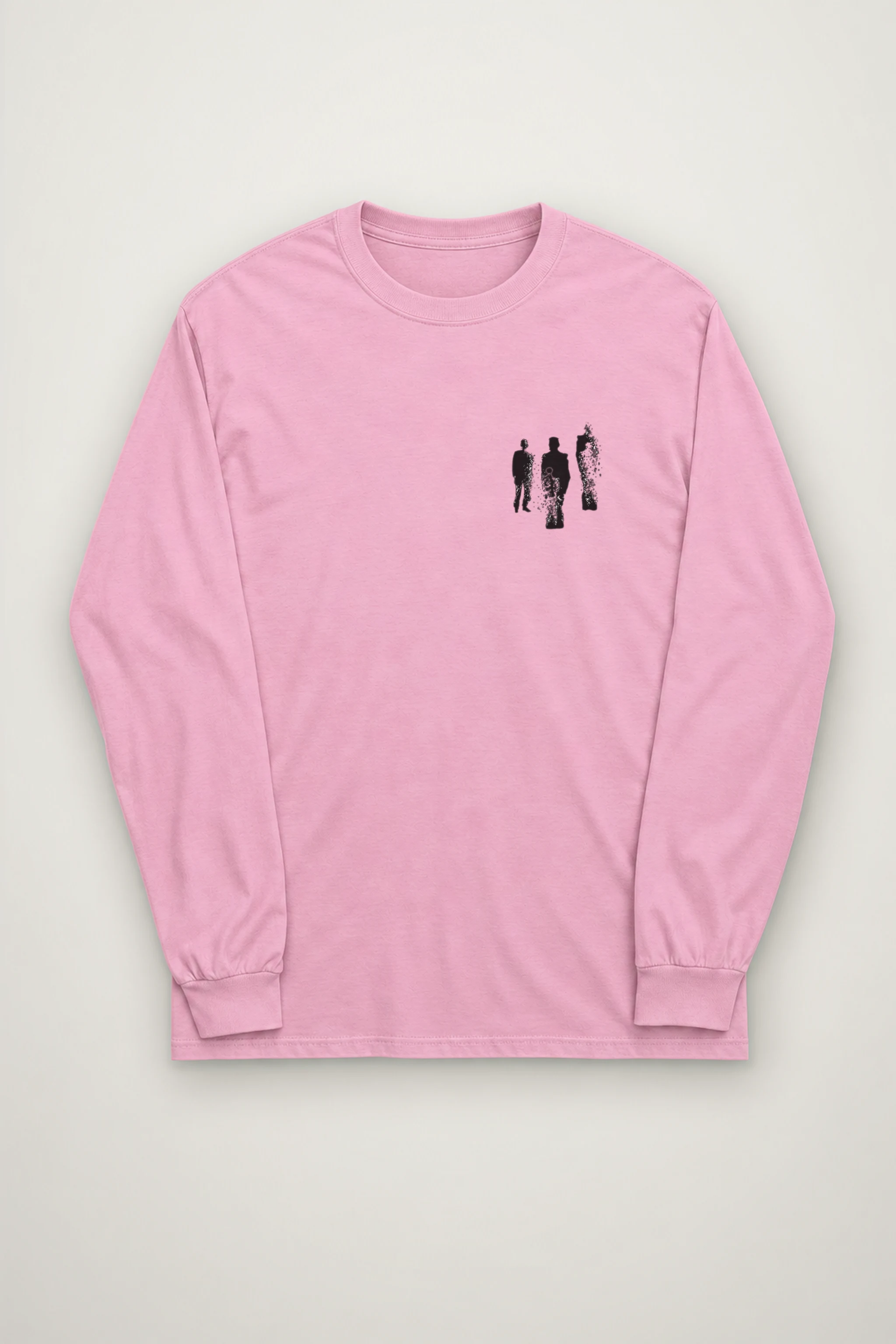 "Distressed Figures" Unisex Longsleeve T-shirt
