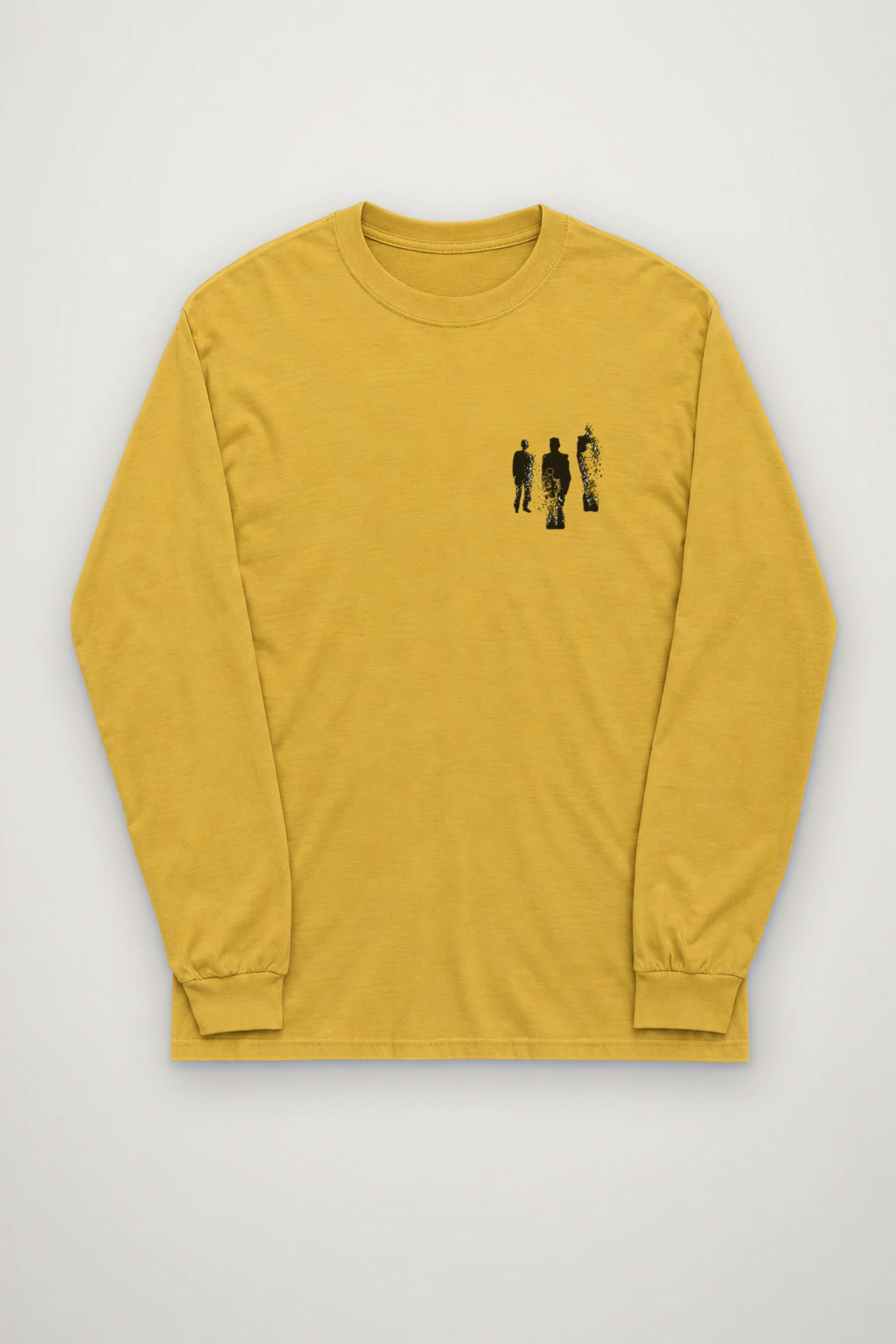 "Distressed Figures" Unisex Longsleeve T-shirt