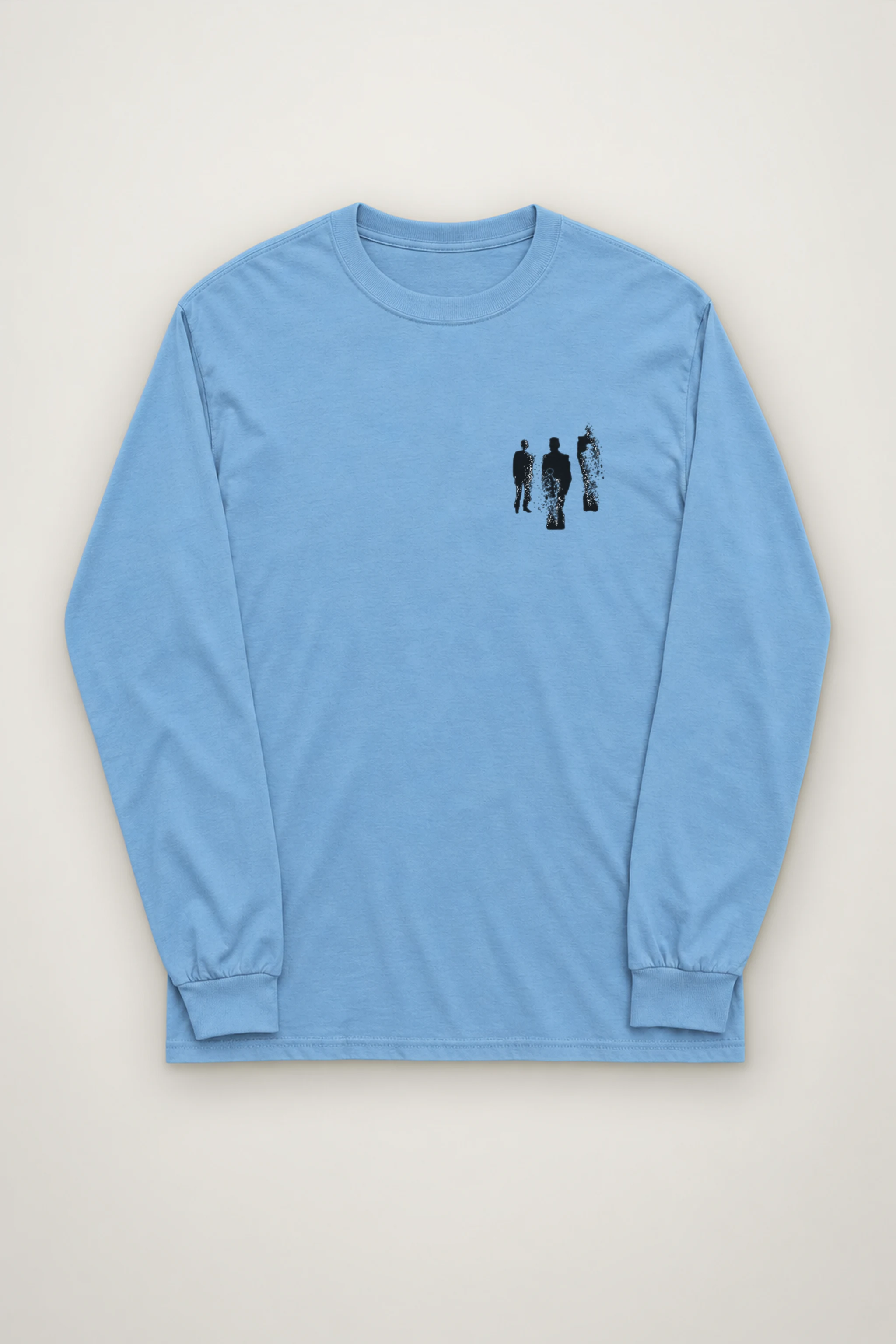 "Distressed Figures" Unisex Longsleeve T-shirt