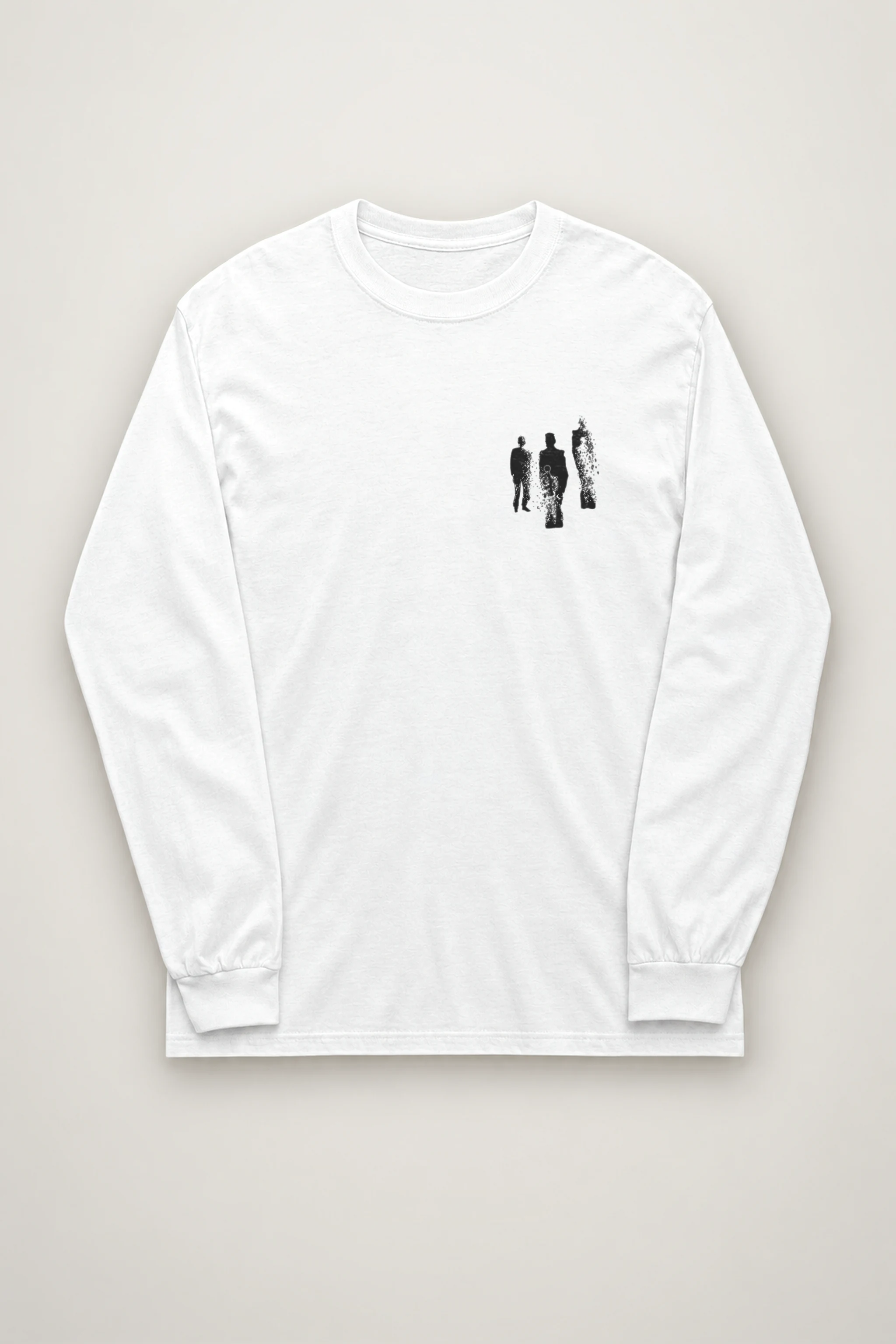 "Distressed Figures" Unisex Longsleeve T-shirt