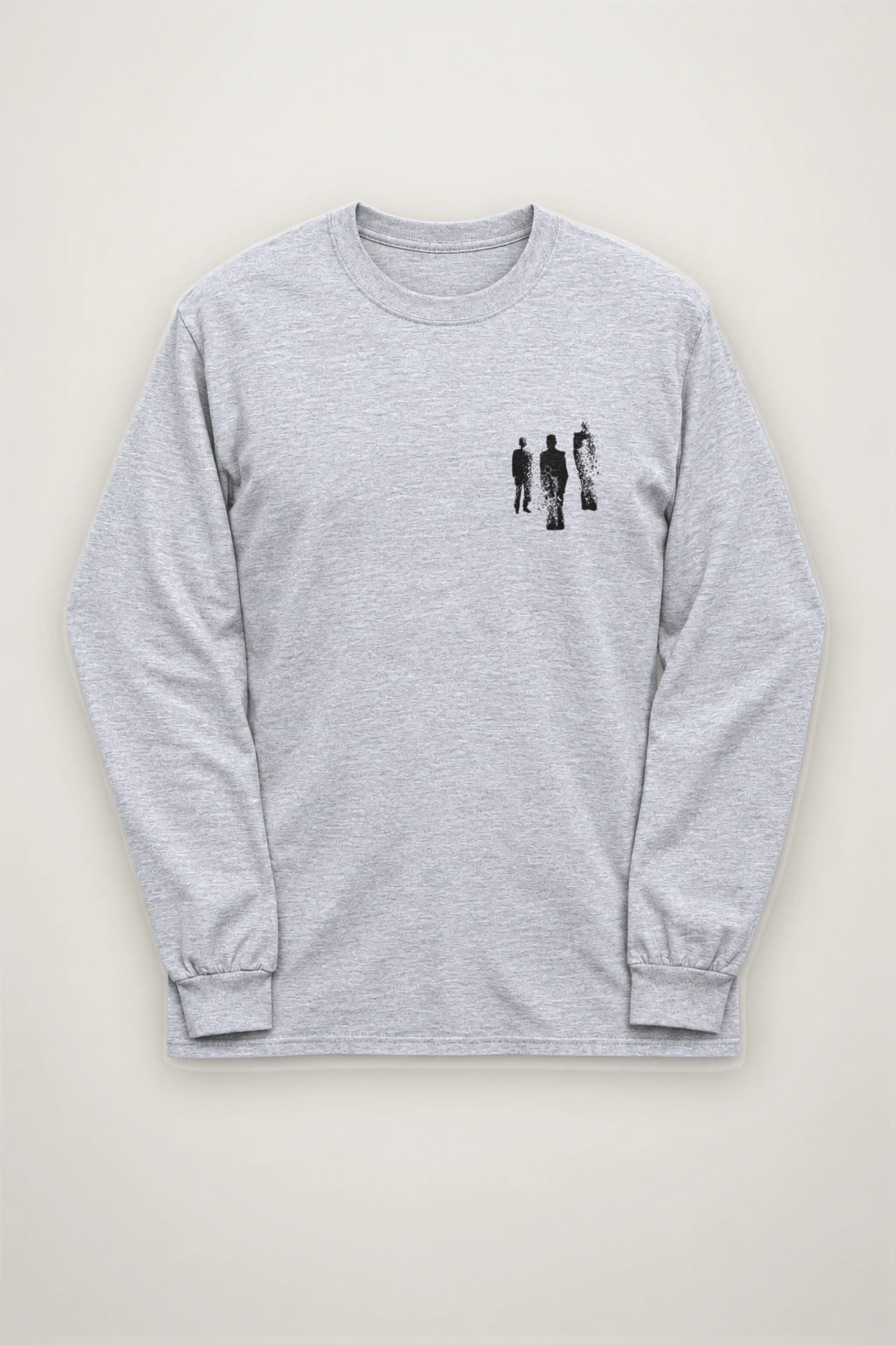"Distressed Figures" Unisex Longsleeve T-shirt