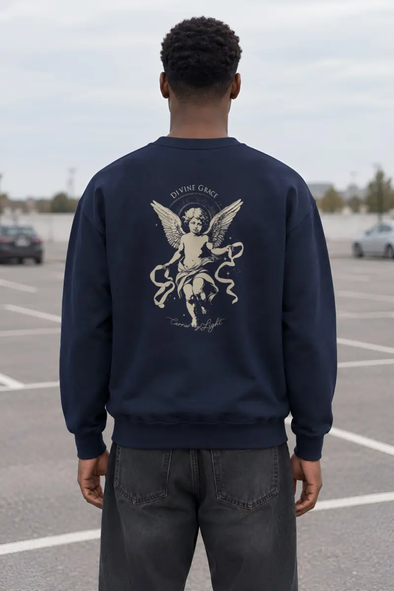 "Divine Grace" Heavy Blend Unisex Crewneck Sweatshirt