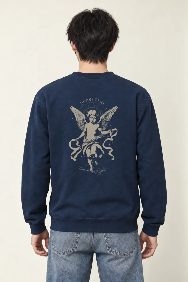 "Divine Grace" Heavy Blend Unisex Crewneck Sweatshirt