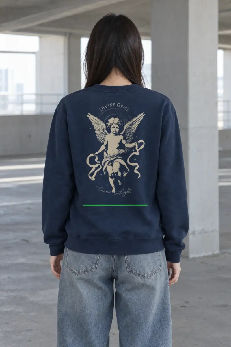 "Divine Grace" Heavy Blend Unisex Crewneck Sweatshirt | Gildan 18000