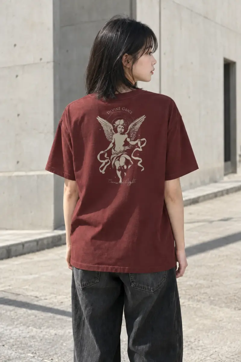 "Divine Grace" Heavyweight Unisex Crewneck T-shirt | Gildan 5000