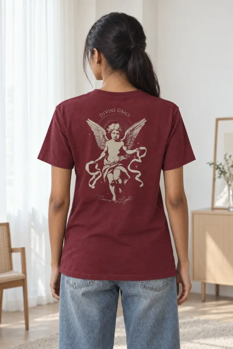 "Divine Grace" Heavyweight Unisex Crewneck T-shirt | Gildan 5000