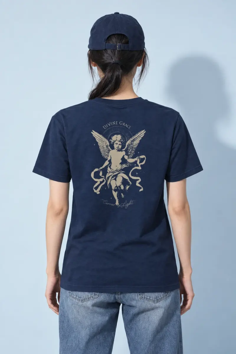 "Divine Grace" Heavyweight Unisex Crewneck T-shirt
