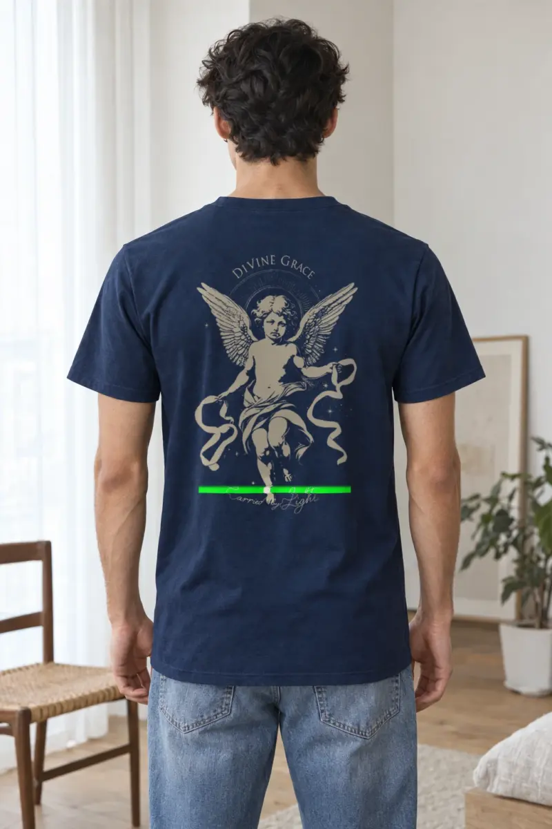 "Divine Grace" Heavyweight Unisex Crewneck T-shirt | Gildan 5000