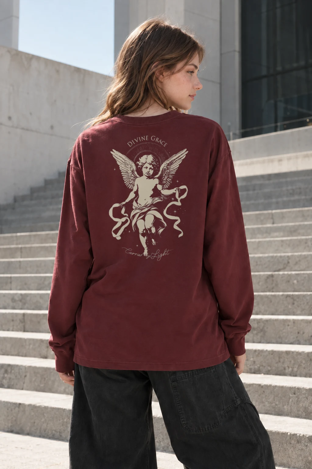 "Divine Grace" Unisex Longsleeve T-shirt | Gildan 2400