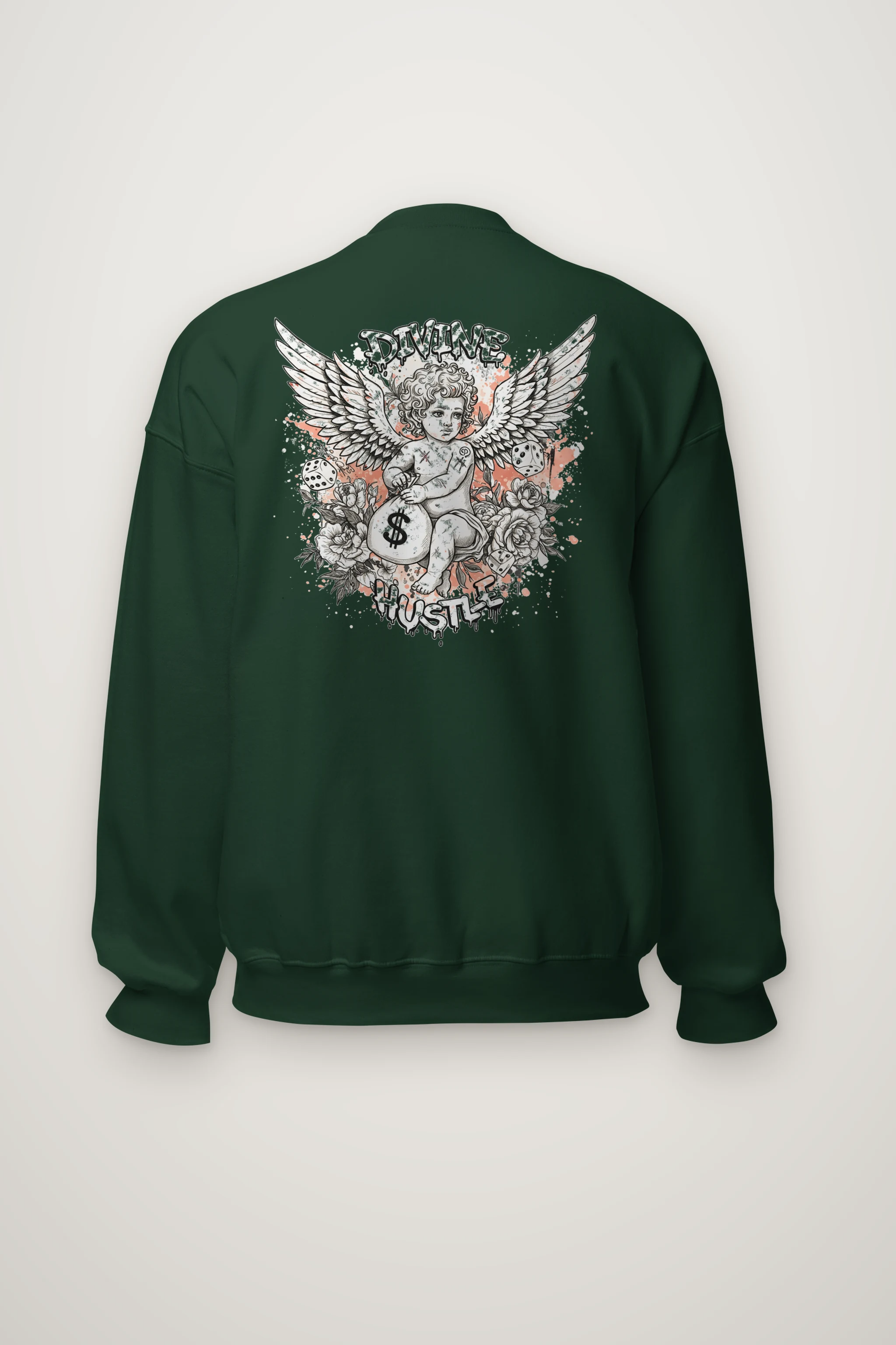 "Divine Hustle" Heavy Blend Unisex Crewneck Sweatshirt