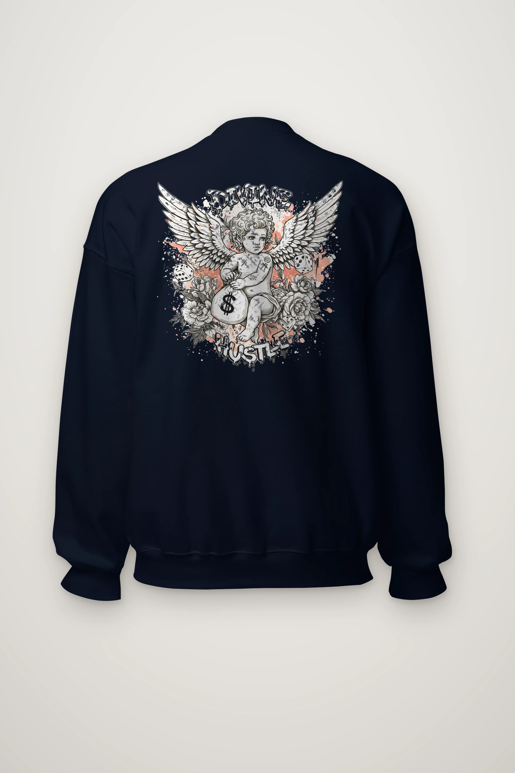 "Divine Hustle" Heavy Blend Unisex Crewneck Sweatshirt