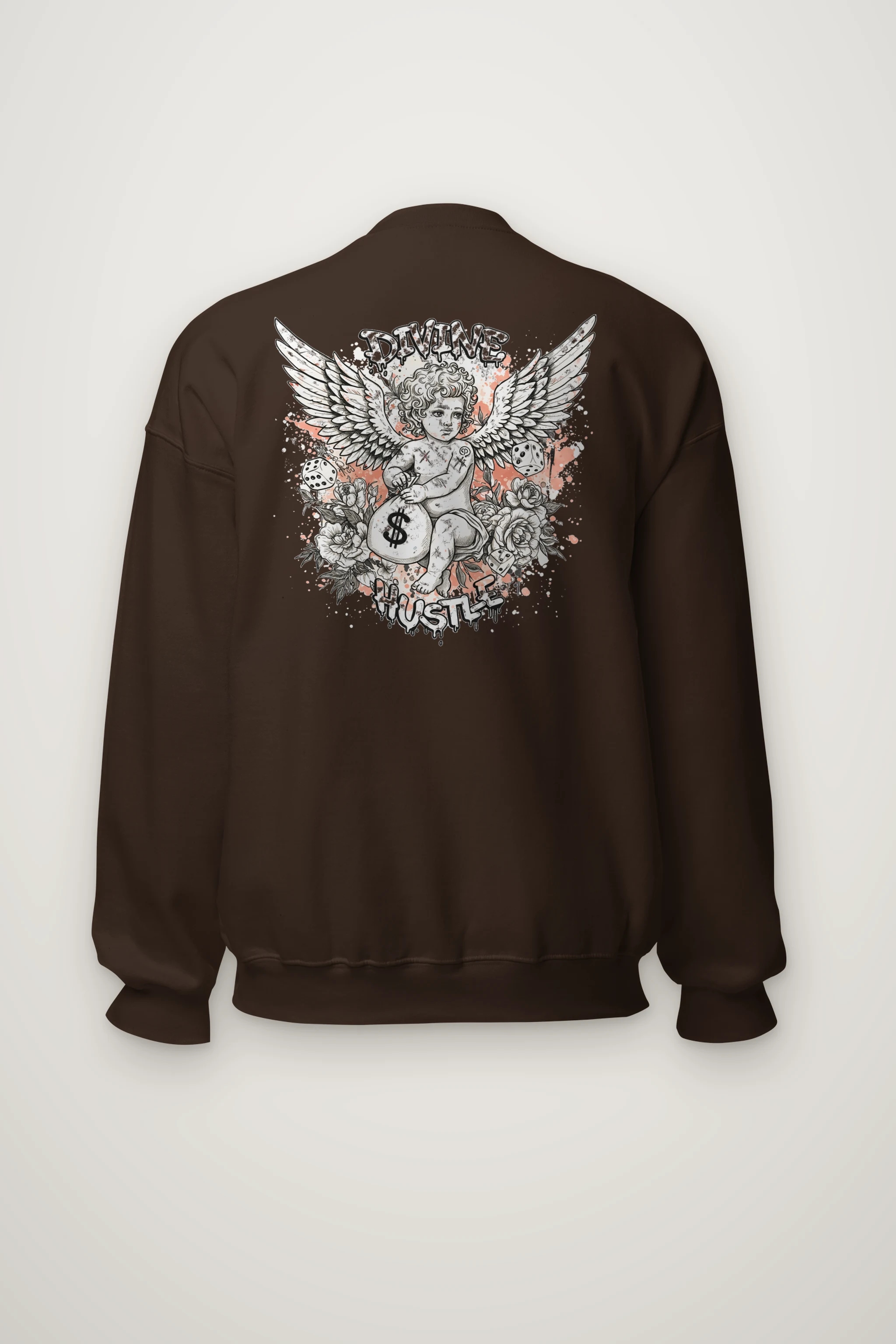 "Divine Hustle" Heavy Blend Unisex Crewneck Sweatshirt