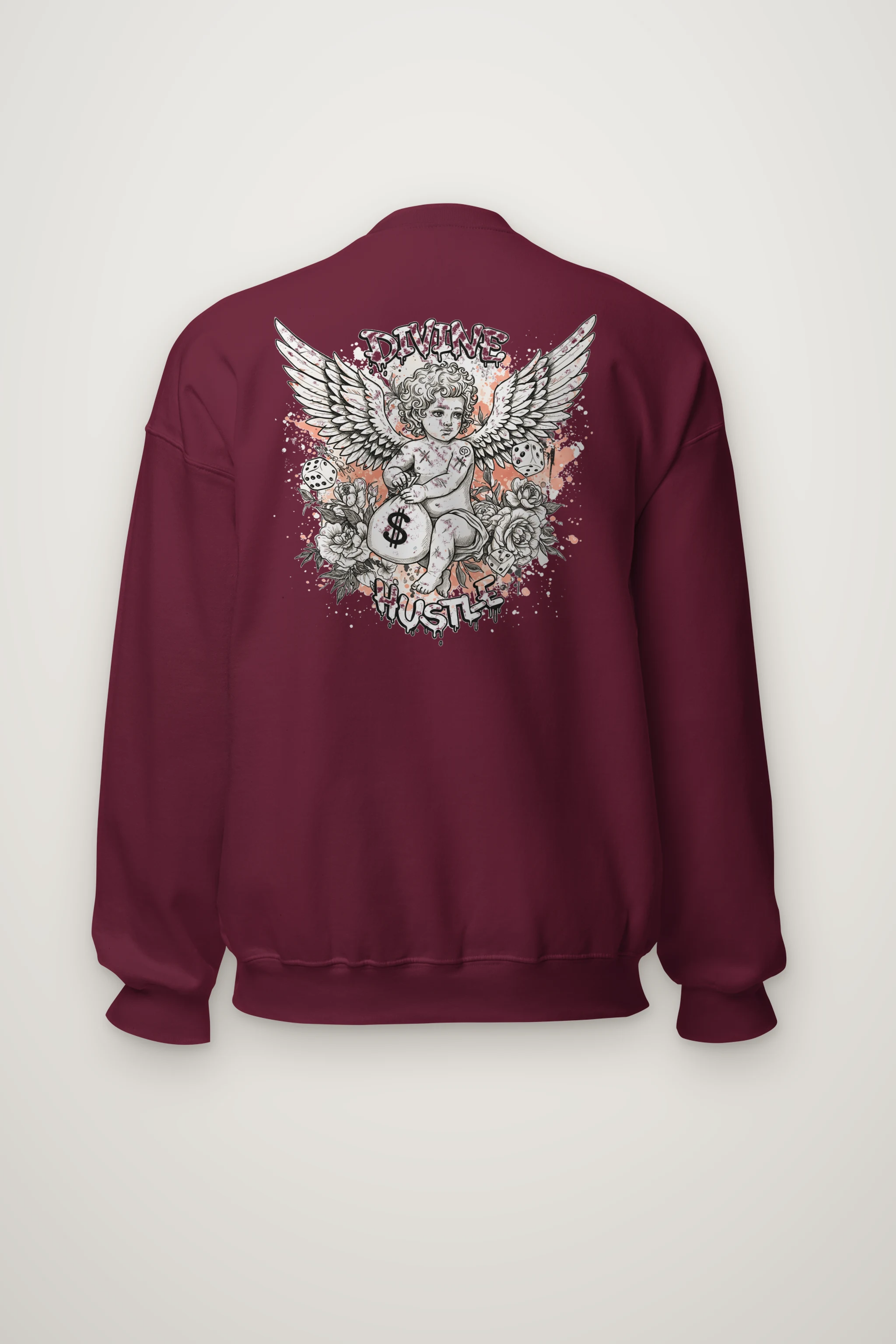 "Divine Hustle" Heavy Blend Unisex Crewneck Sweatshirt