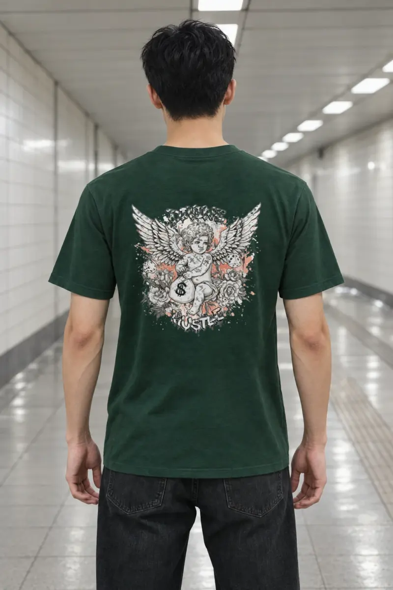 "Divine Hustle" Heavyweight Unisex Crewneck T-shirt