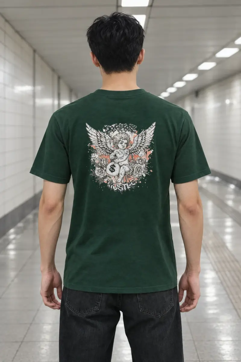 "Divine Hustle" Heavyweight Unisex Crewneck T-shirt