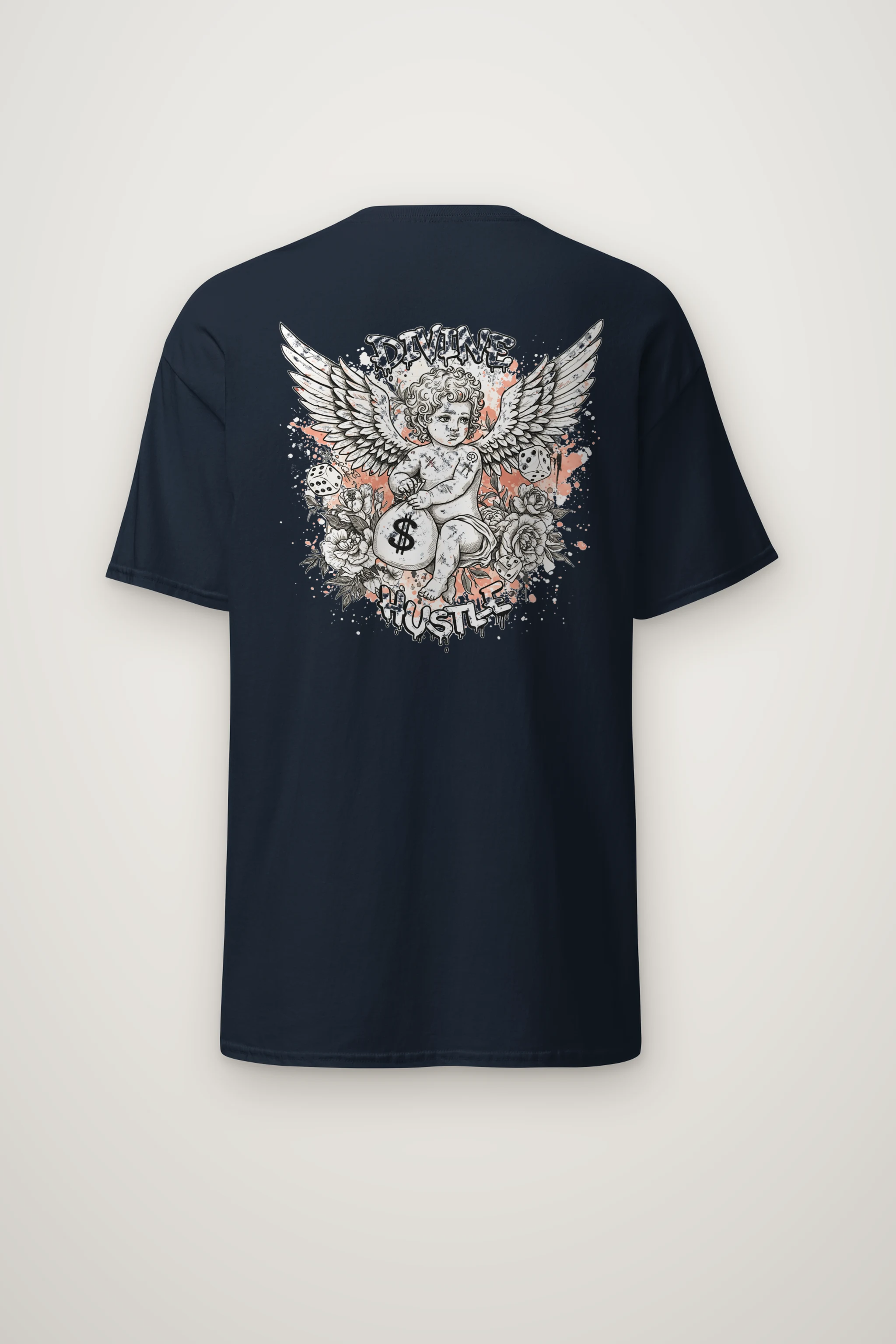 "Divine Hustle" Heavyweight Unisex Crewneck T-shirt