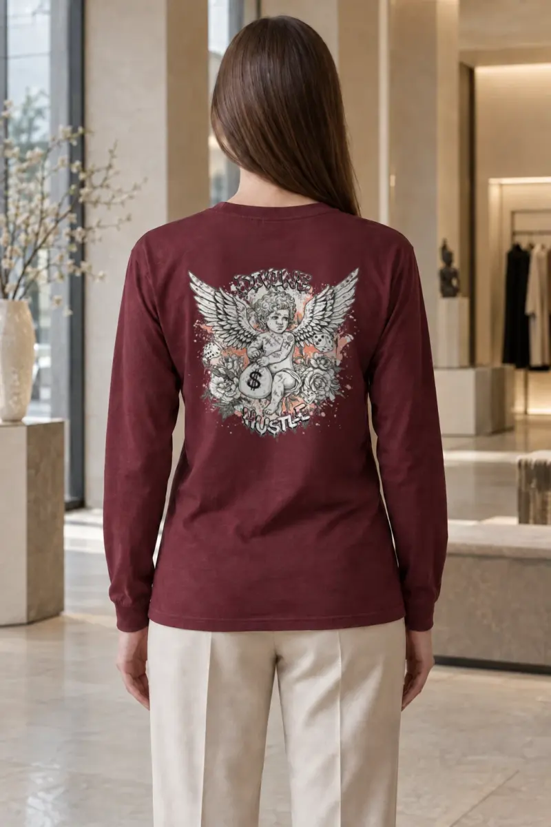 "Divine Hustle" Unisex Longsleeve T-shirt | Gildan 2400