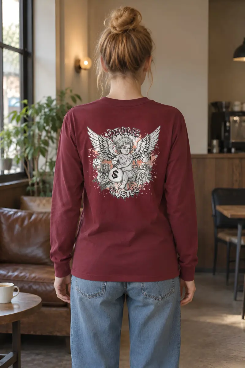 "Divine Hustle" Unisex Longsleeve T-shirt
