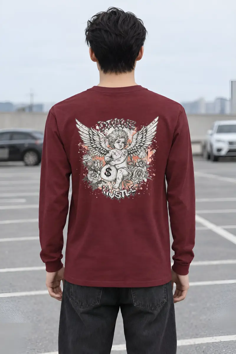 "Divine Hustle" Unisex Longsleeve T-shirt