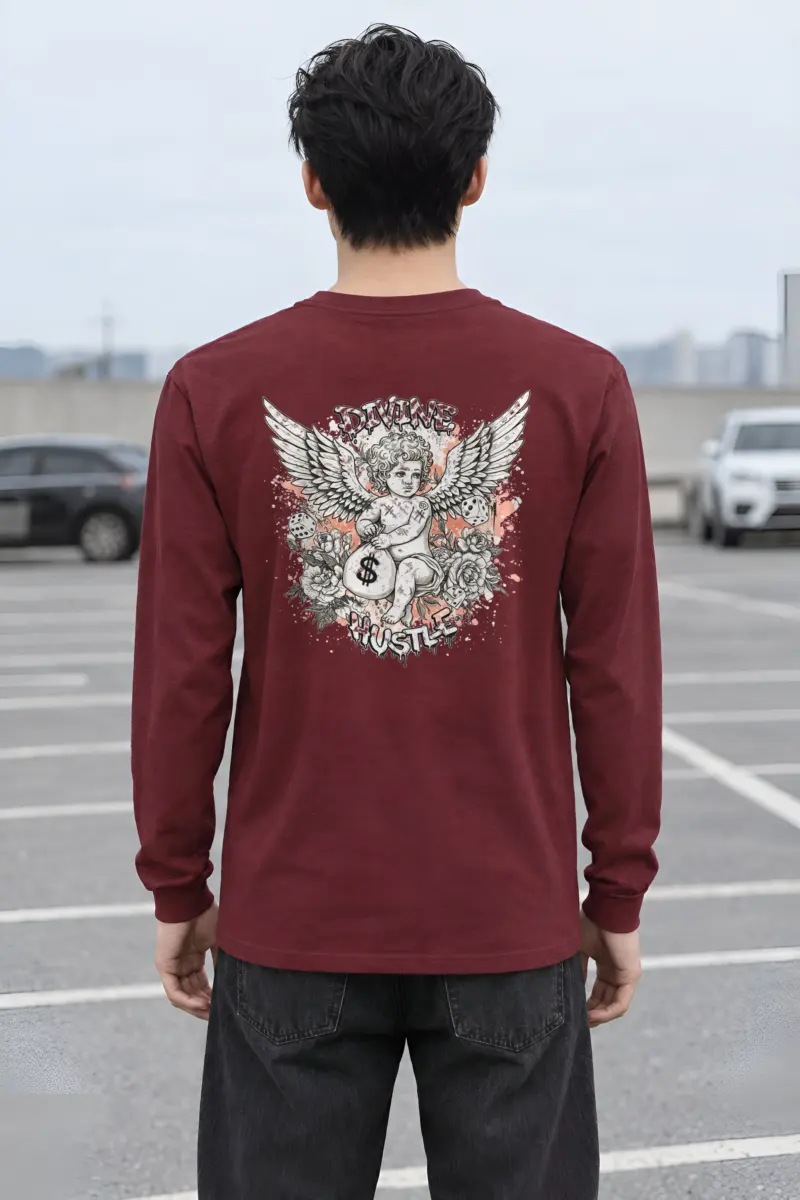 "Divine Hustle" Unisex Longsleeve T-shirt