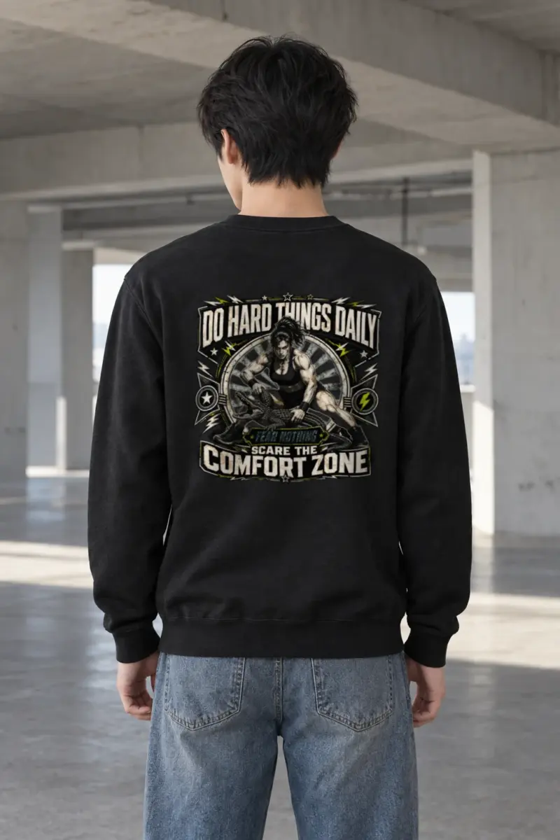 "Do Hard Things Daily" Heavy Blend Unisex Crewneck Sweatshirt