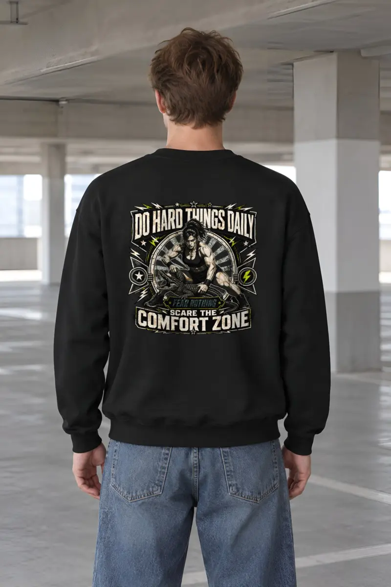 "Do Hard Things Daily" Heavy Blend Unisex Crewneck Sweatshirt