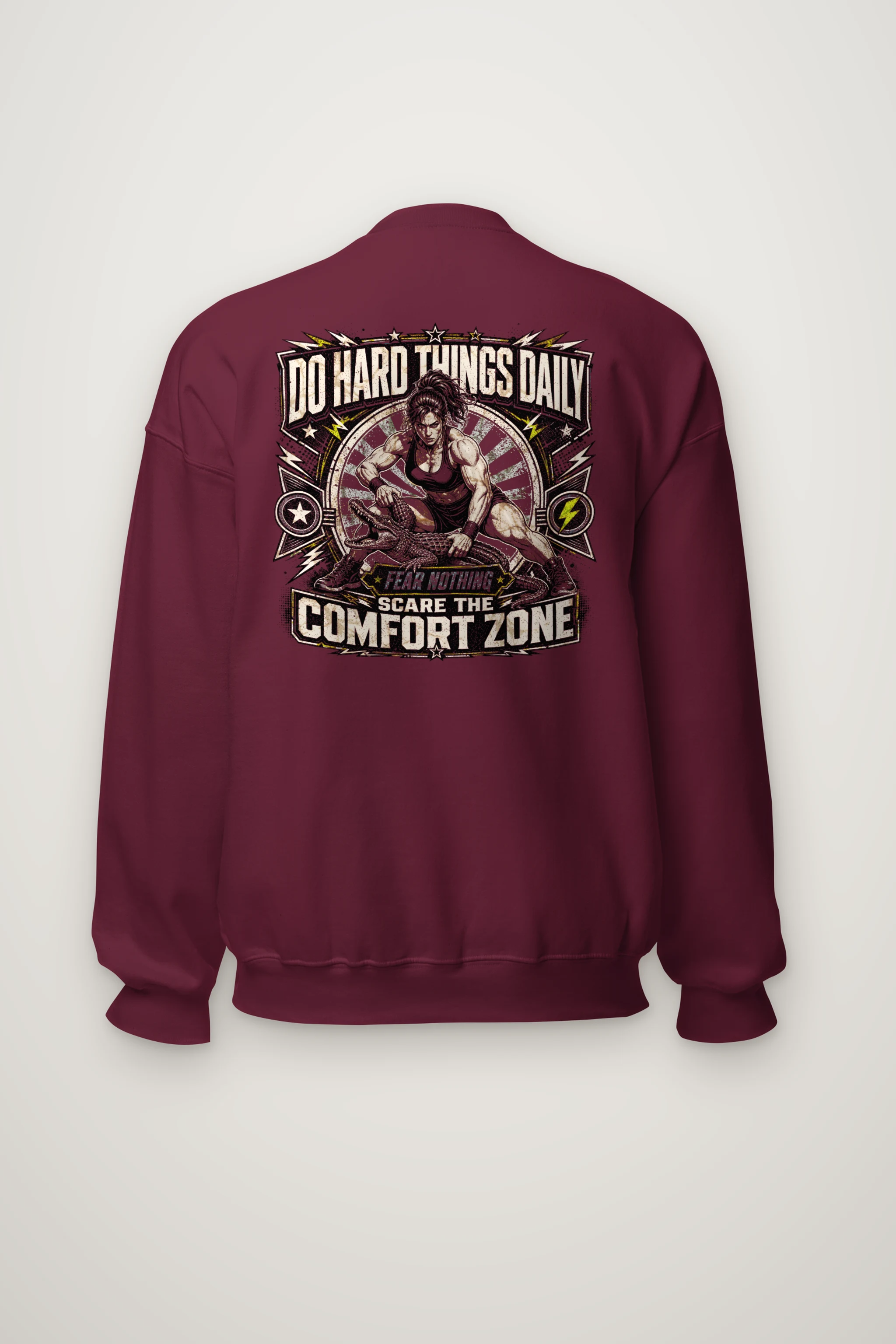 "Do Hard Things Daily" Heavy Blend Unisex Crewneck Sweatshirt
