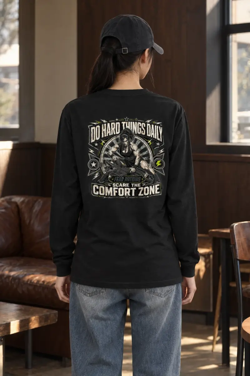 "Do Hard Things Daily" Unisex Longsleeve T-shirt | Gildan 2400