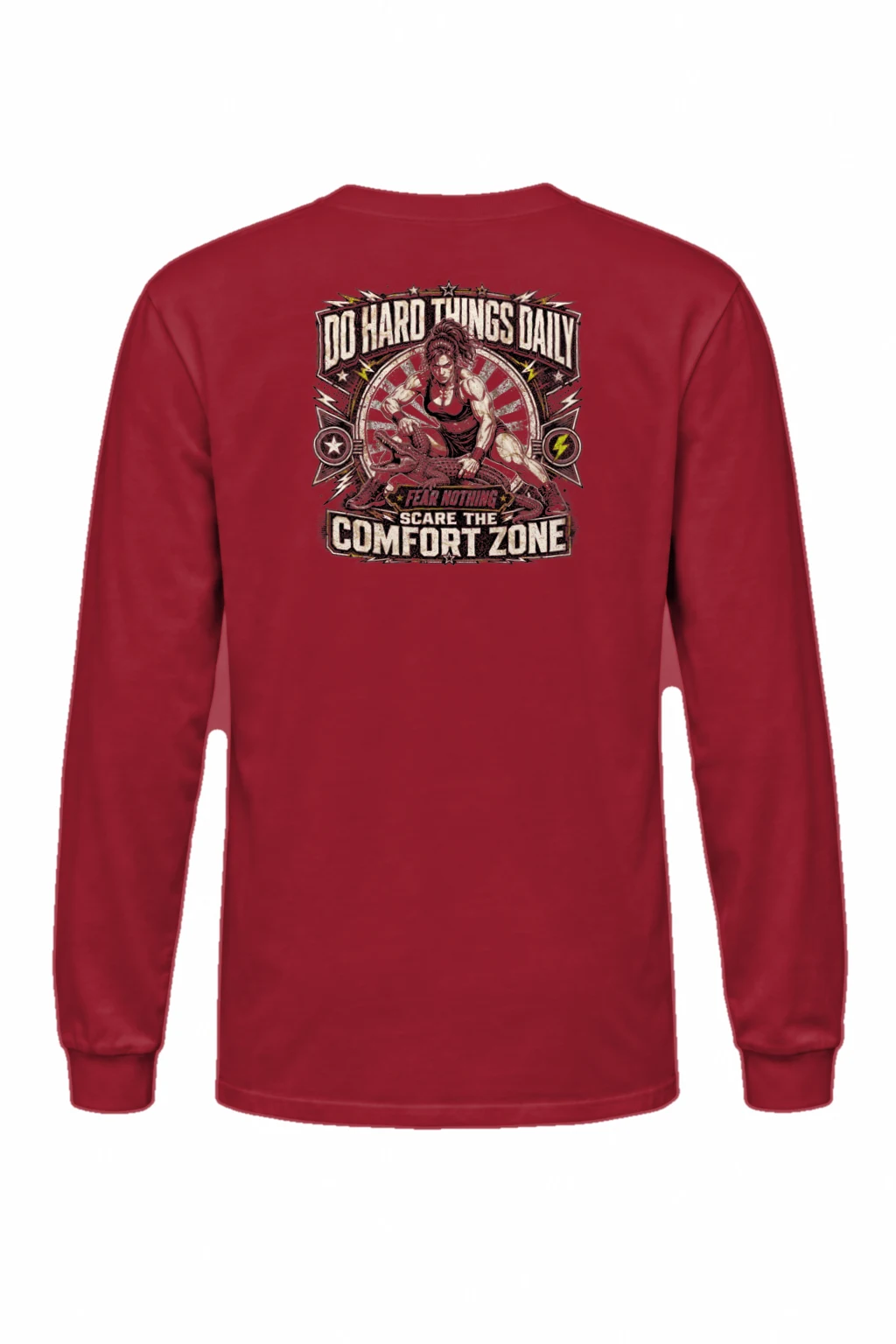 "Do Hard Things Daily" Unisex Longsleeve T-shirt | Gildan 2400