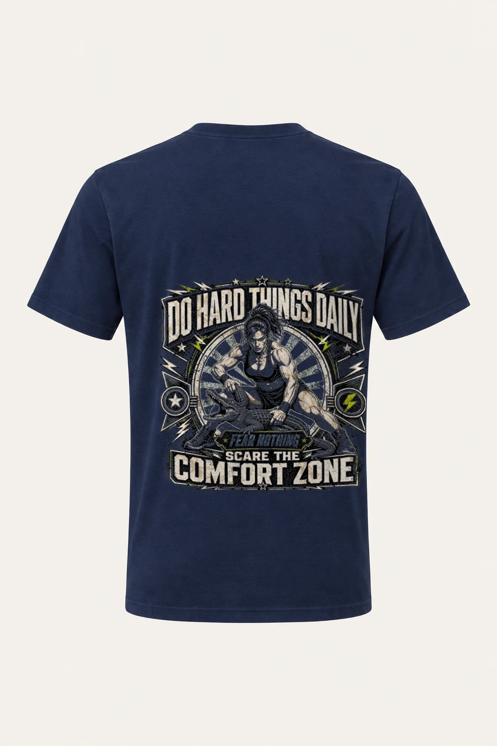 "Do Hard Things" Heavyweight Unisex Crewneck T-shirt | Gildan 5000