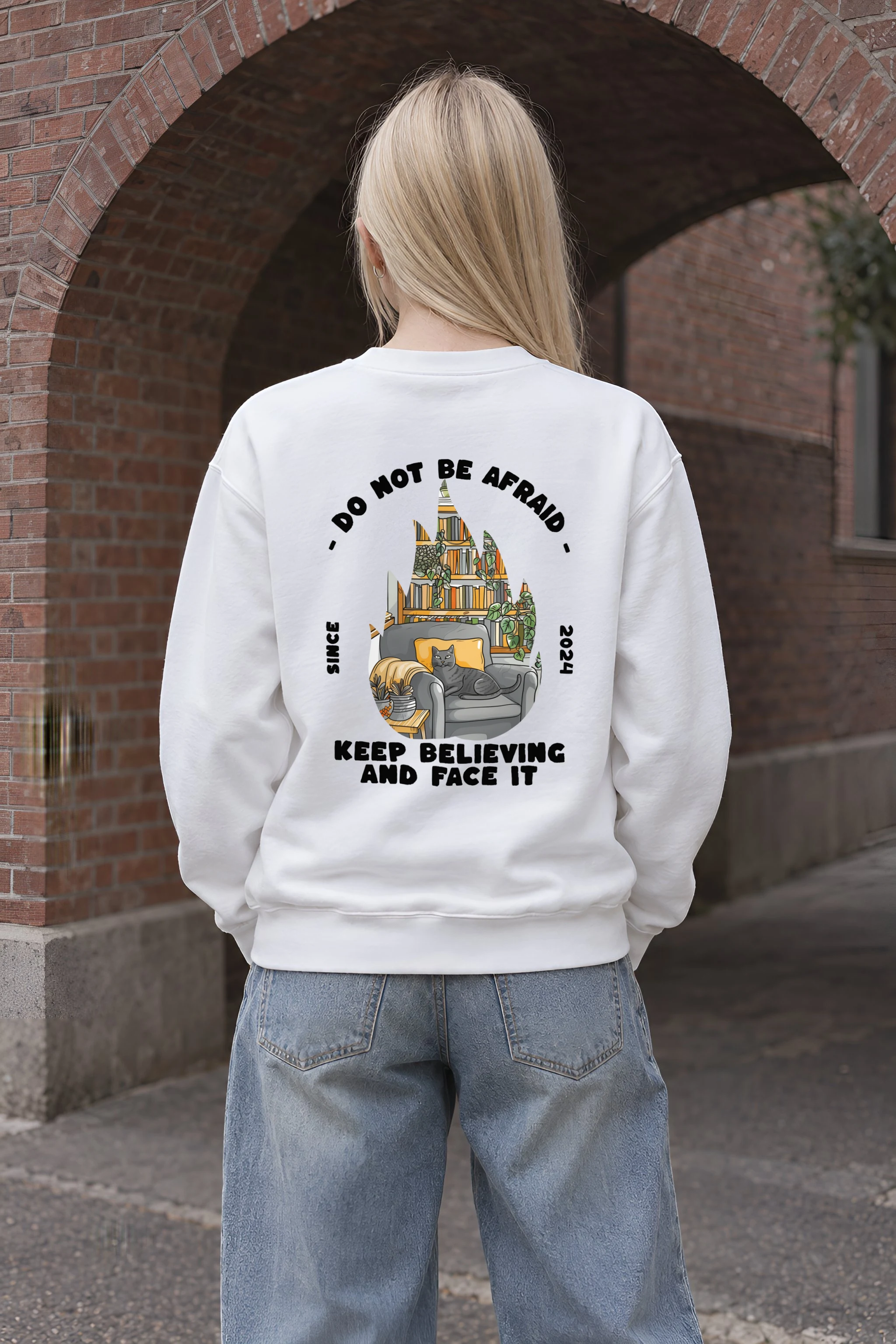 "Do Not Be Afraid" 1 Crewneck Sweatshirt