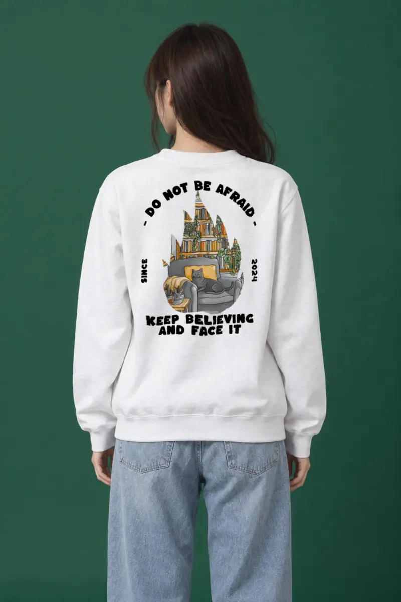 "Do Not Be Afraid" Heavy Blend Unisex Crewneck Sweatshirt