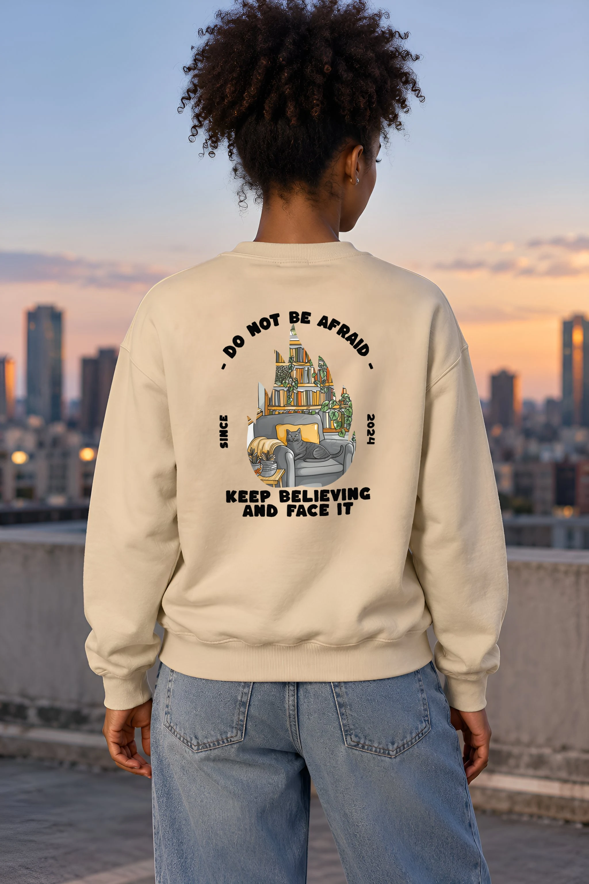 "Do Not Be Afraid" 1 Crewneck Sweatshirt