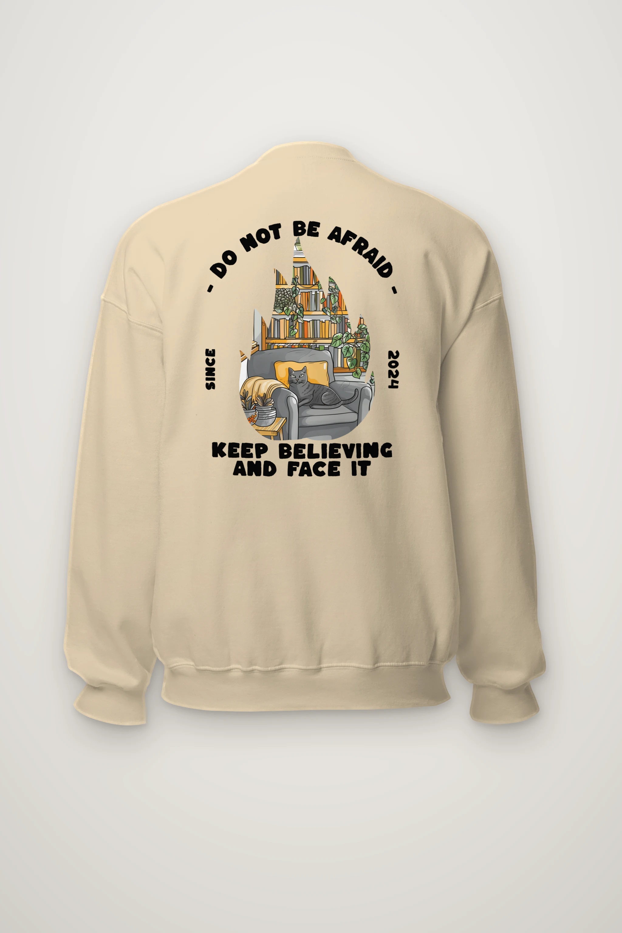 "Do Not Be Afraid" Heavy Blend Unisex Crewneck Sweatshirt